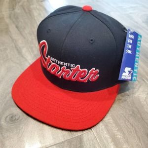 Starter Script Snapback (Black Red)